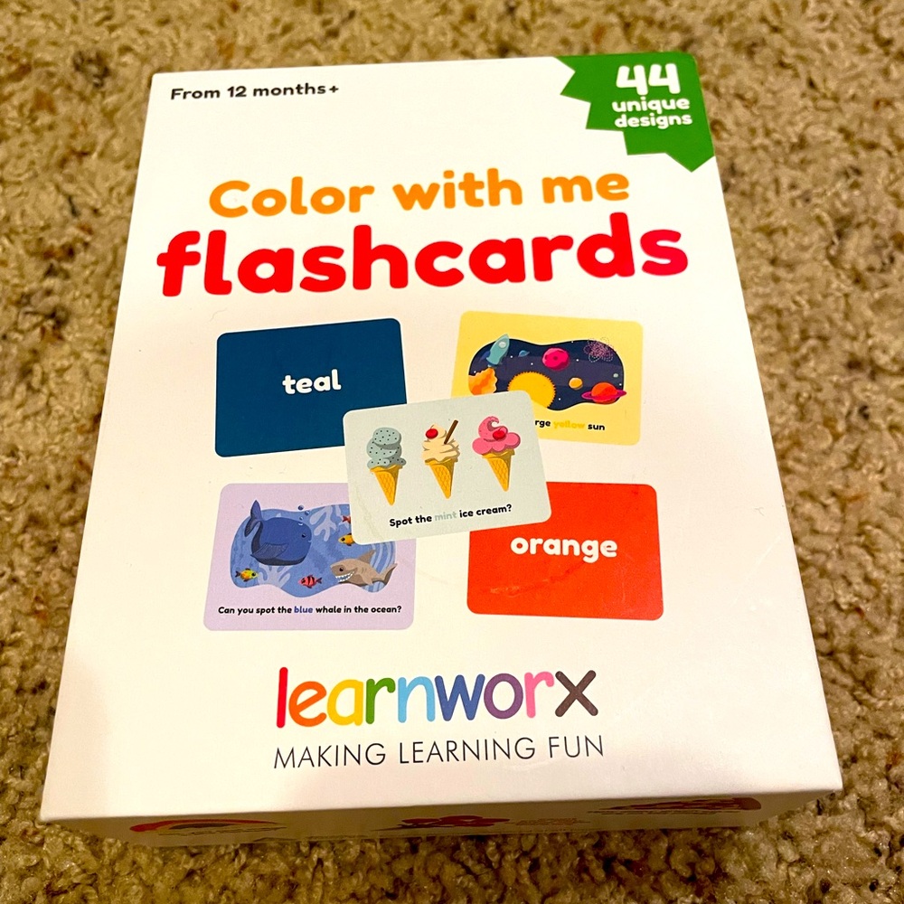 Learnworx color flash cards